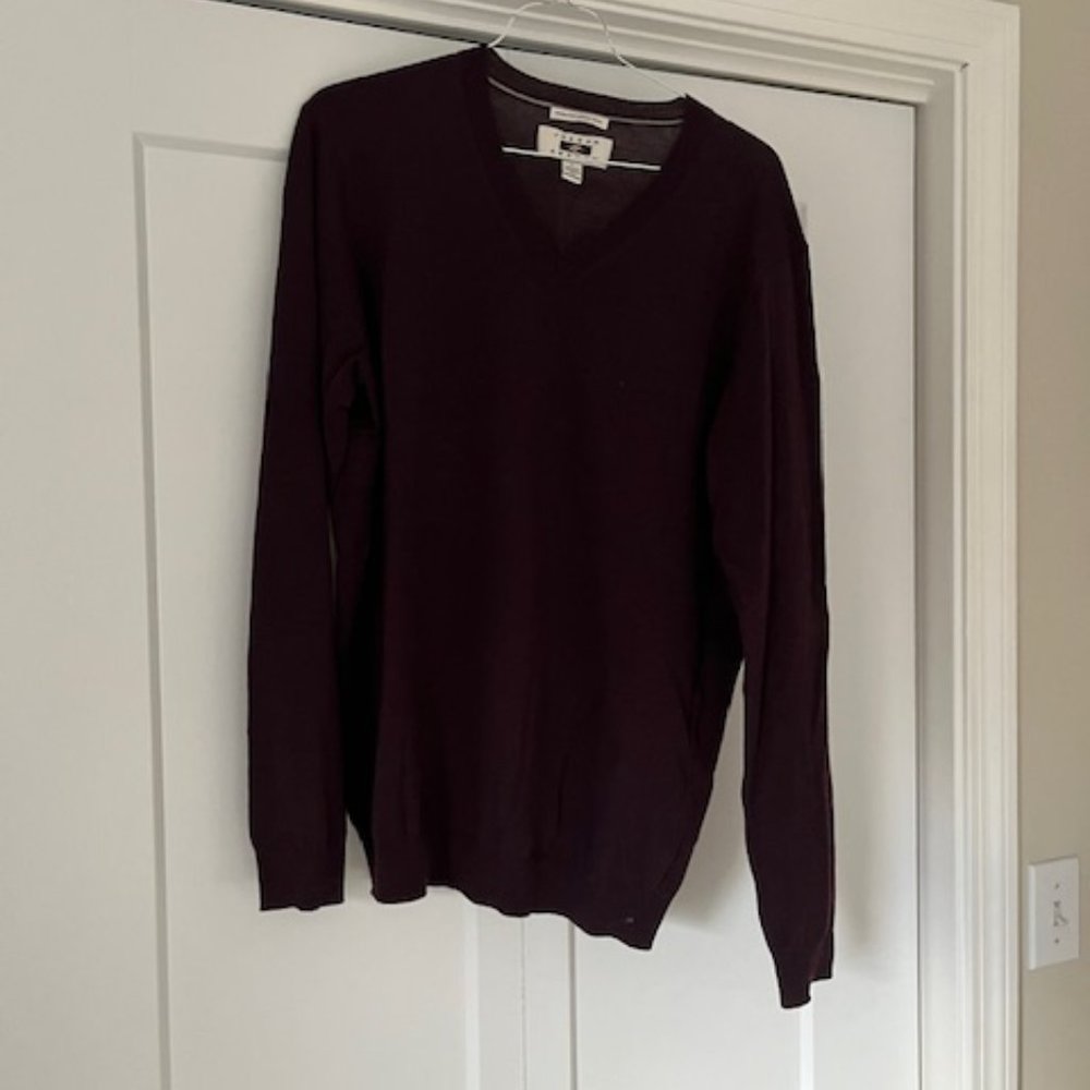 Maroon Men's V-neck Joseph Abbound